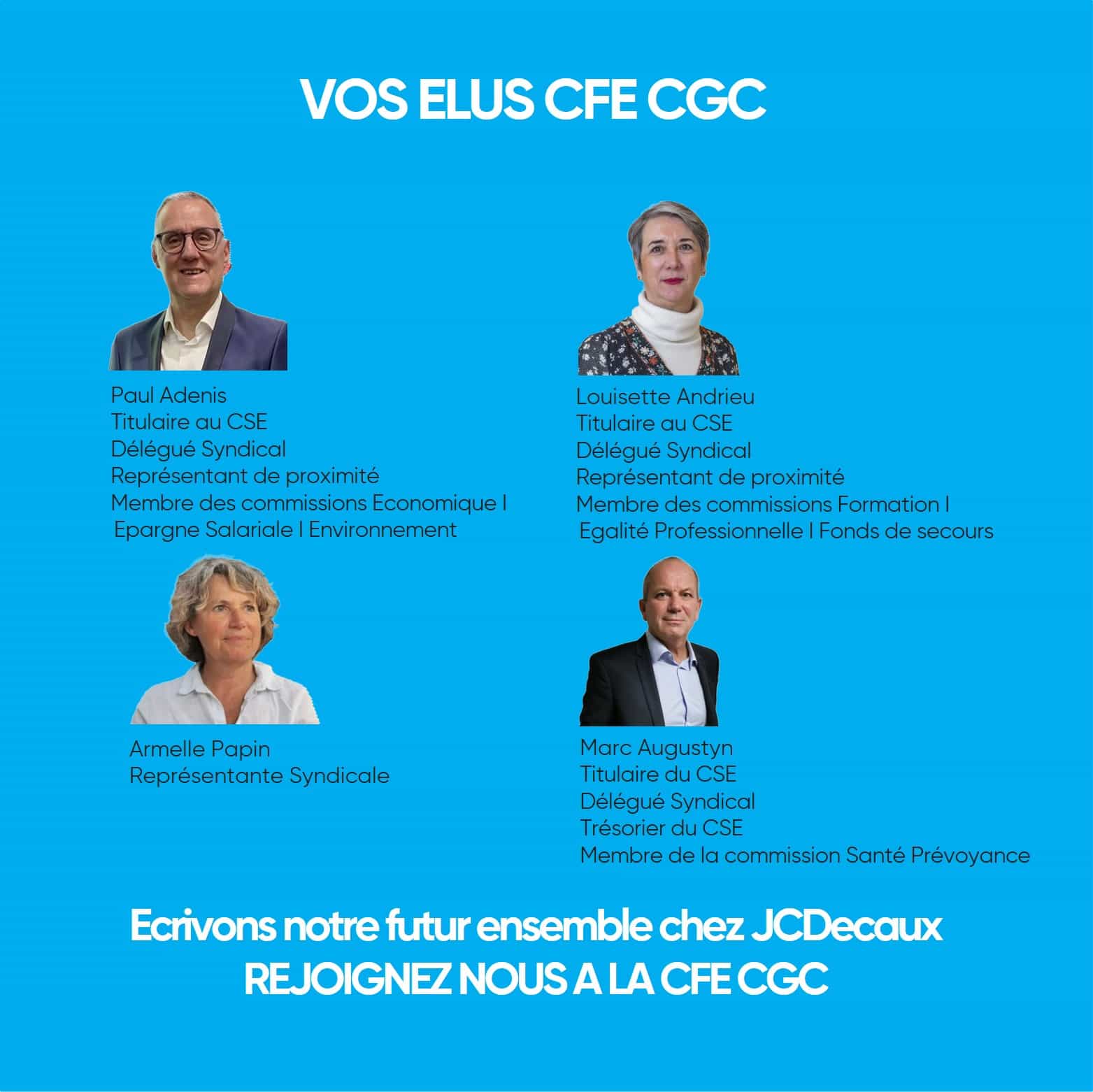 Nos engagements pour ce mandat